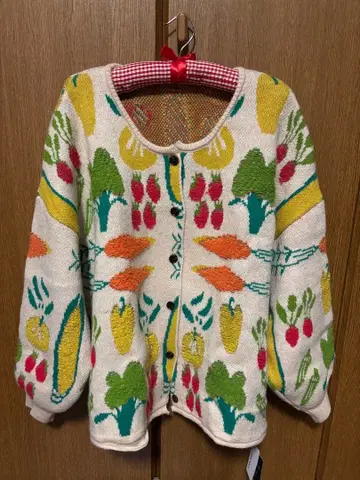 가디건 야채 패턴 respect