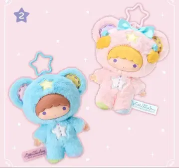 리틀트윈스타 50주년 별이 빛나는 밤의 엔젤 마스코트 홀더 키키라라