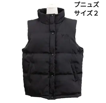 PUNYUS 블랙 충전솜 베스트