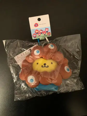 미야쿠미야쿠  봉제 인형 키링 폼폼푸딩 카라비너 산리오