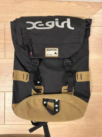 [ 초특가 ] X-girl x BURTON 콜라보 럭색 백팩