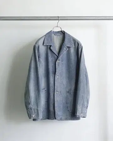 ULTERIOR#25AW#FADED LIGHT DENIM#COVERALL