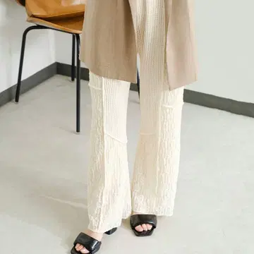 Kastane 레이스 패치워크 팬츠