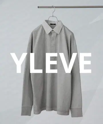 이레브 그레이 긴팔 피케 셔츠 라거 셔츠 구제 의류 손세탁 가능