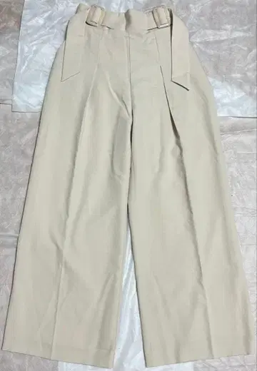 [ 새상품급 ] LAGUNAMOON 베이지 와이드 팬츠 하이웨스트