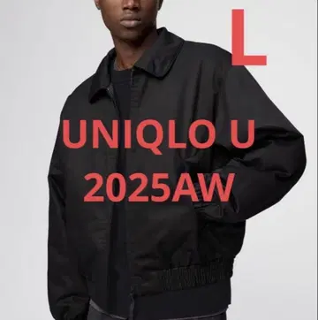 UNIQLO u 퍼프 테크 숏 블루종 블랙