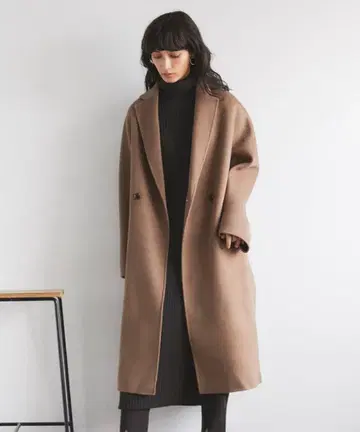 개럴개런트 더블 브레스트 롱 코트