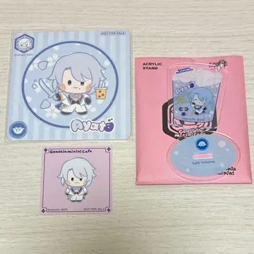 원신 minini 카페 특전 코스터 미니 카드 아크스타 카미사토 아야토