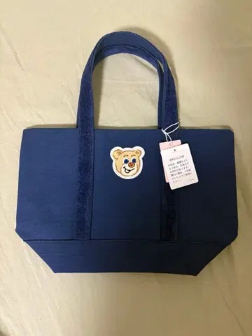 [ 미사용 새상품 ] FEILER 올드 테디 와펜 토트백 네이비 스몰