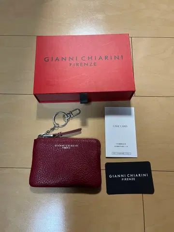 잔니 키아리니 카드 홀더 부착 코인 케이스 키링 부착