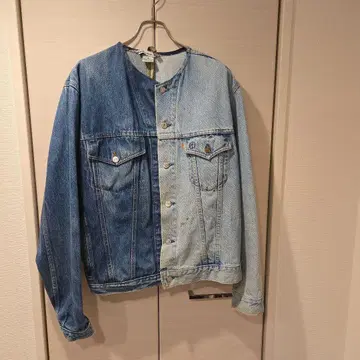 Sunny side up 패치워크 데님 자켓 사이즈 4