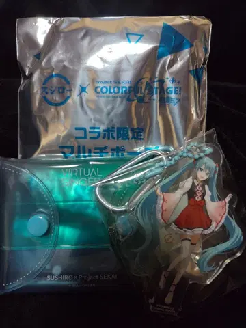 프로세카 스시로 콜라보 멀티 파우치 하츠네 미쿠