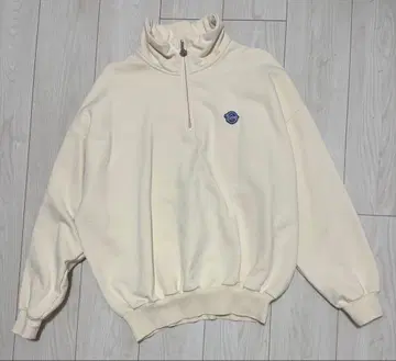 KEBOZ 하프 지퍼 크림