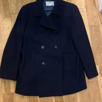 YACHT 네이비 울 피 코트 L 토시마오카