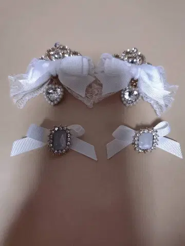 리즈리사 티아라 리본