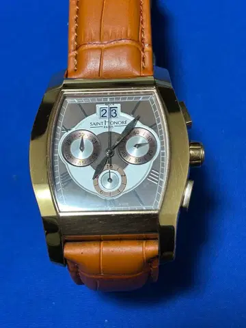 스위스산 SAINT HONORE 사토노레 크로노그래프 손목시계