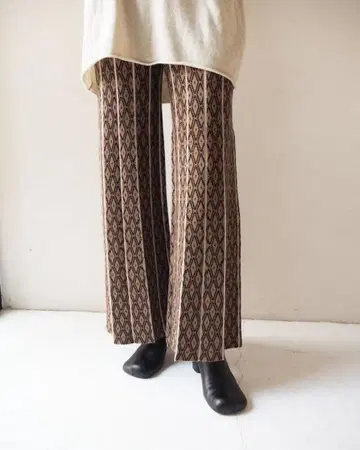 [TODAYFUL] 패턴 니트 레깅스 니트 팬츠 36