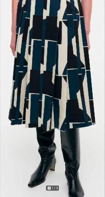 마리메꼬 Funkkis Sermi 플리츠 스커트 플레어 스커트 36