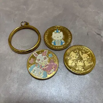 산리오 기념 메달 3장 세트 주얼펫 다니엘 키티