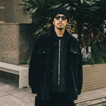 COOTIE Garment Dyed Boa CPO Jacket -S-