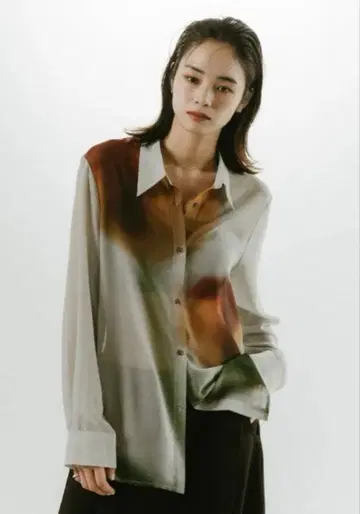 Knuth Marf flower print sheer shirt