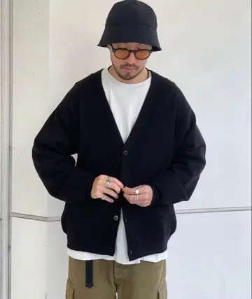 새상품 젬블 밀라노 리브 가디건