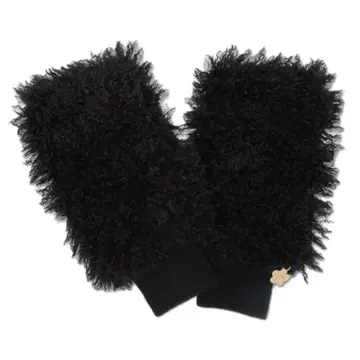 마리콴트 핸드 워머 블랙 핑거리스 그로브