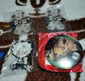 귀멸의 칼날 시나즈가와 사네미 아크릴 키링, 캔뱃지, 러버 스트랩