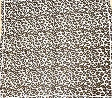 주말 세일 미사용 새상품 manipuri 린넨 믹스 스톨 콜라보 레오파드