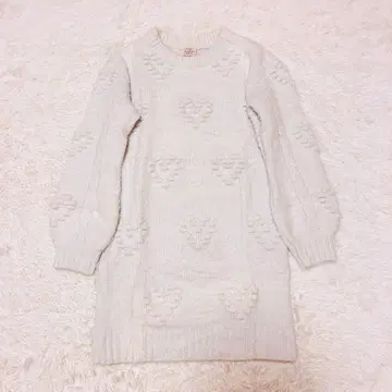 젤라또피케 원피스 화이트데이 한정판 하트 민트