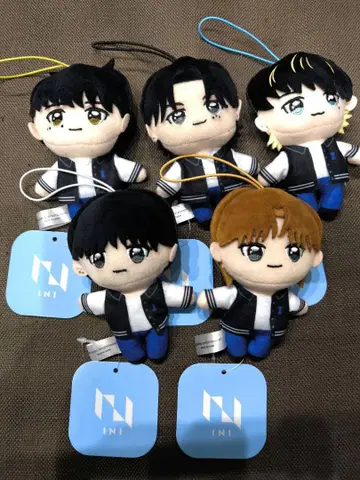 INI GIGO 한정판 마스코트 봉제 인형 세트