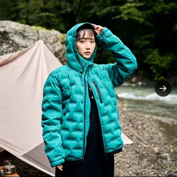 [ 미사용품 ] 워크맨 후드 부착 다운 자켓