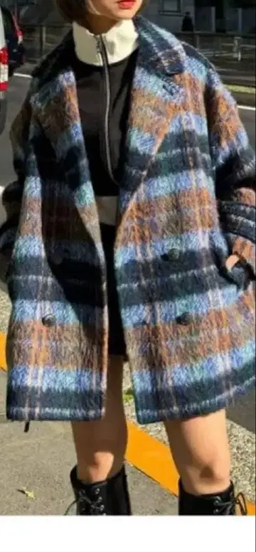 PAGEBOY 샤기 블레이저 코트 프리 사이즈 [ 미사용 새상품 ]