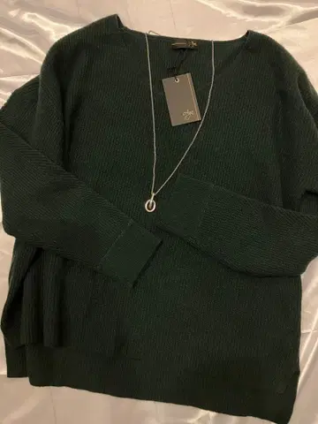 새상품 Aga 다크 그린 니트 9