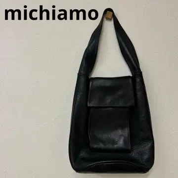 [ 새상품 ] w39 michiamo 미키아모 가죽 숄더백 천연 가죽