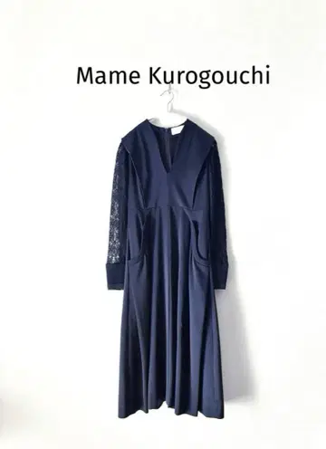 새상품급 Mame Kurogouchi 마메쿠로구치 소매 레이스 원피스