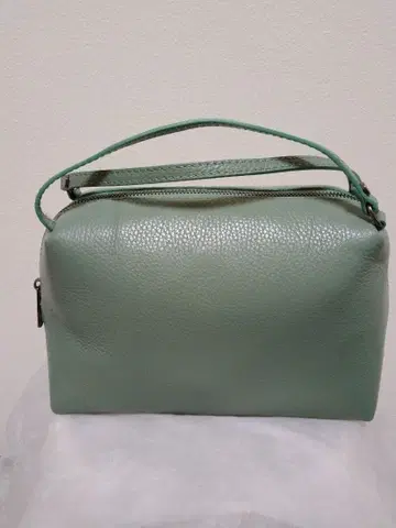 [ 새상품 ] 그린 계열 가죽 핸드백 스트랩 포함