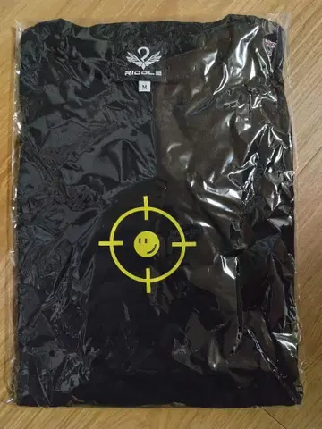 RIDDEL 블랙 M 사이즈 티셔츠