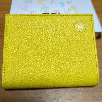 황궁 한정판 황궁 지갑 가마구치 2단 옐로우 컬러