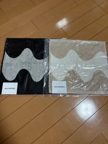 새상품 미사용 마리메꼬 로키 손수건 2장 세트 marimekko