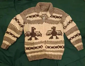 캐나다제 Flyer Hook 100% 버진 울 가디건