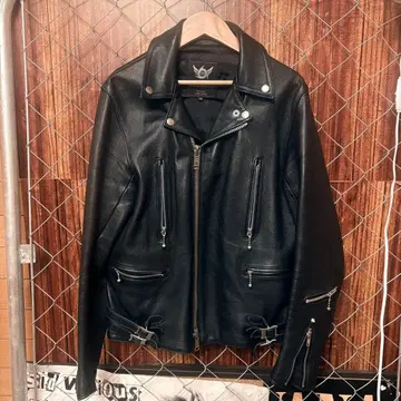 666 양가죽 라이더 가죽 자켓 라이더 자켓 락