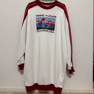 [ 즉시 구매 ] TOMMY JEANS 맨투맨 원피스 S