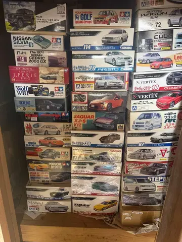 자동차 프라모델 모음