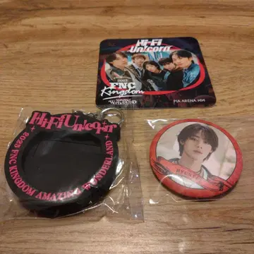 2025 FNC KINGDOM 하파유 현율 캔뱃지 캔뱃지 홀더