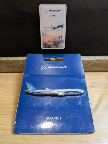 [ 새상품 미사용 ] 보잉 Boeing 777X 마그넷
