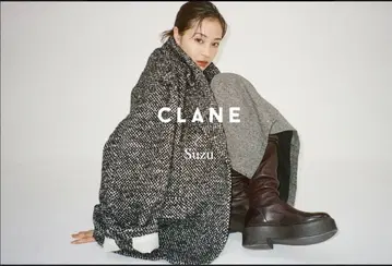 Suzu Hirose x CLANE MIX COLOR OVER COAT