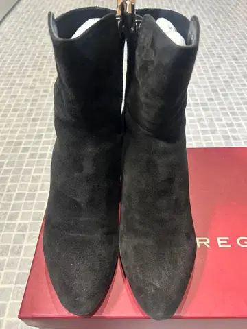 REGAL 블랙 스웨이드 숏부츠 23.5cm