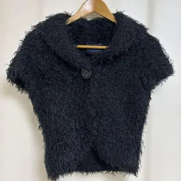 Ray beams 블랙 숏 기장 가디건