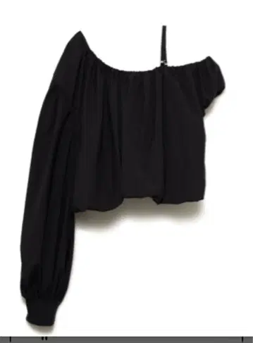 Sorin 비대칭 퍼프 블라우스